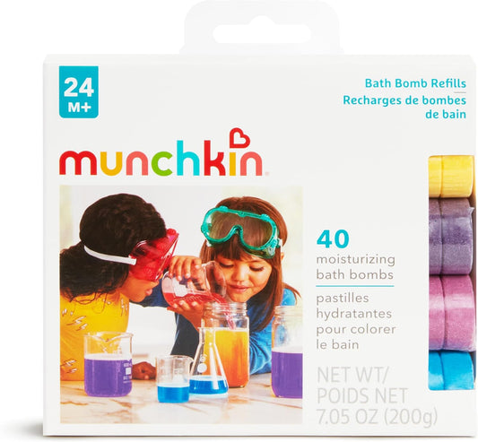 MUNCHKIN Colour Buddies kúpeľové guličky farba + hydratácia x40