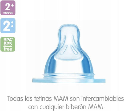 MAM cumlík na fľašu x2 2 m+