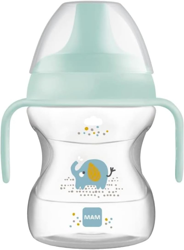 MAM Learn To Drink Cup netečúci pohár s náustkom 190 ml 6 m+