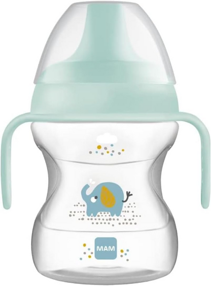 MAM Learn To Drink Cup netečúci pohár s náustkom 190 ml 6 m+