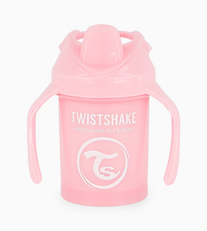 TWISTSHAKE Mini Cup nerozlievací pohár s náustkom a mixérom 230 ml 4 m+