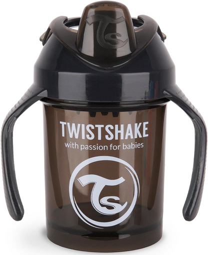 TWISTSHAKE Mini Cup nerozlievací pohár s náustkom a mixérom 230 ml 4 m+