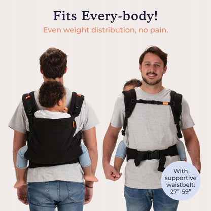 BECO TODDLER ergonomický nosič so sponami, 9–27 kg / 18–48 mes.