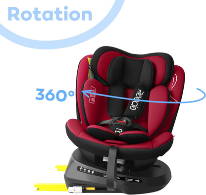 REECLE i-Size otočná autosedačka o 360° 0-12 rokov 40-150cm