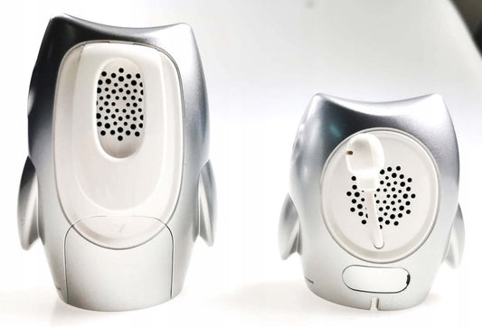 VTECH BM2300 cyfrowa NIANIA ELEKTRONICZNA z lampką, srebrny baby monitor DECT z czujnikiem temperatury