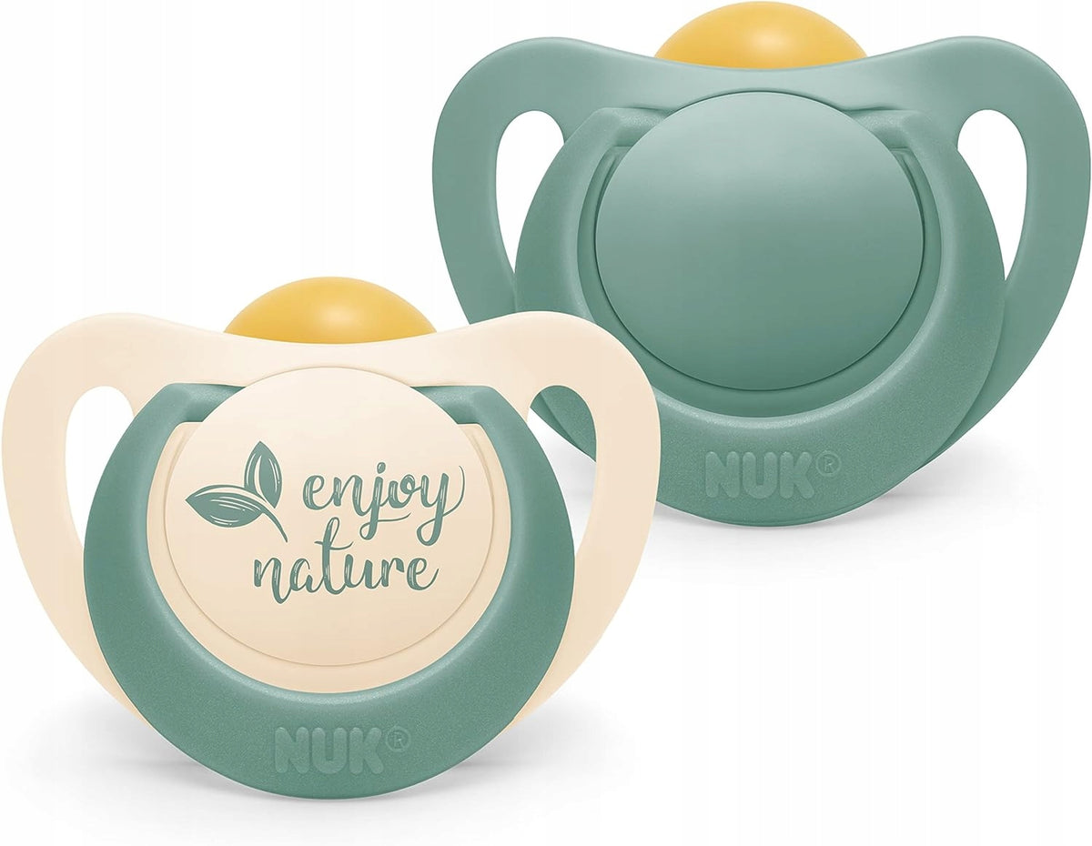 NUK for Nature upokojujúci cumlík x 2, latex, 18-36 mesiacov