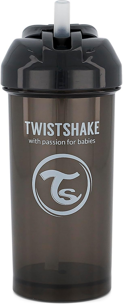 TWISTSHAKE Straw Cup nevytekajúci pohár so slamkou 360 ml 6 m+