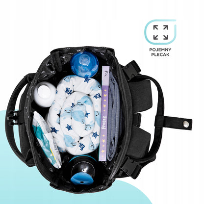 KINDERKRAFT MOONPACK CONFETTI batoh na plienky a príslušenstvo