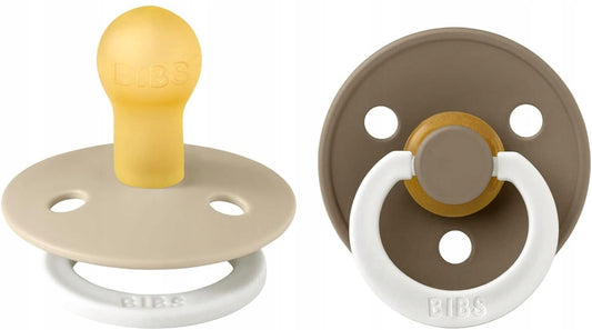 BIBS COLOUR GLOW Schnuller 2er-Pack Naturkautschuk 6-18 Monate