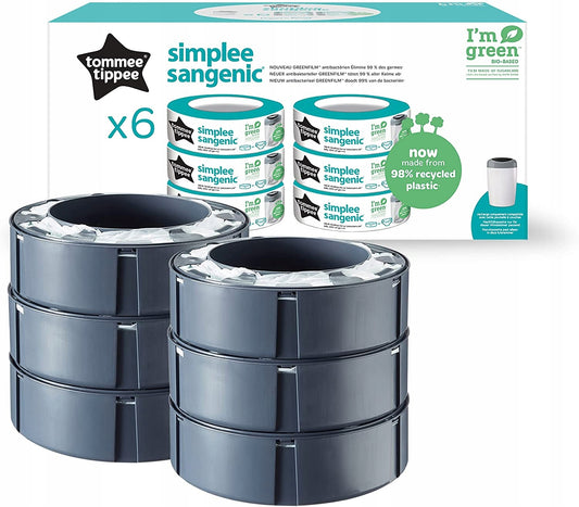 TOMMEE TIPPEE náplň SIMPLEE SANGENIC x6