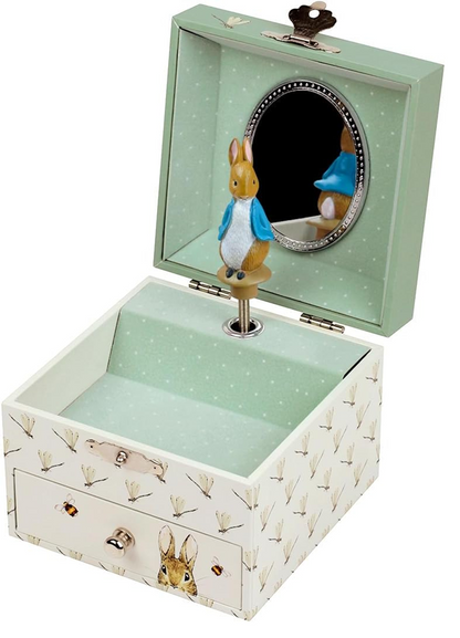 TROUSSELIER Peter Rabbit winding music box