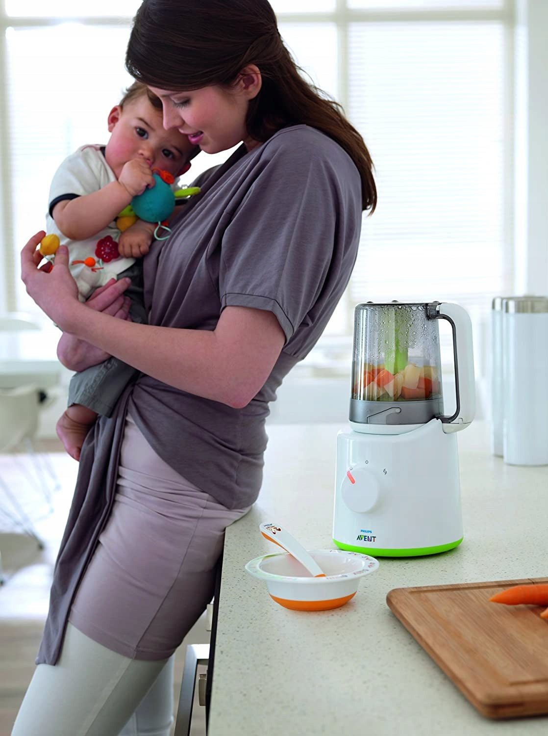 PHILIPS AVENT SCF870/20 2v1 parný mixér 800 ml