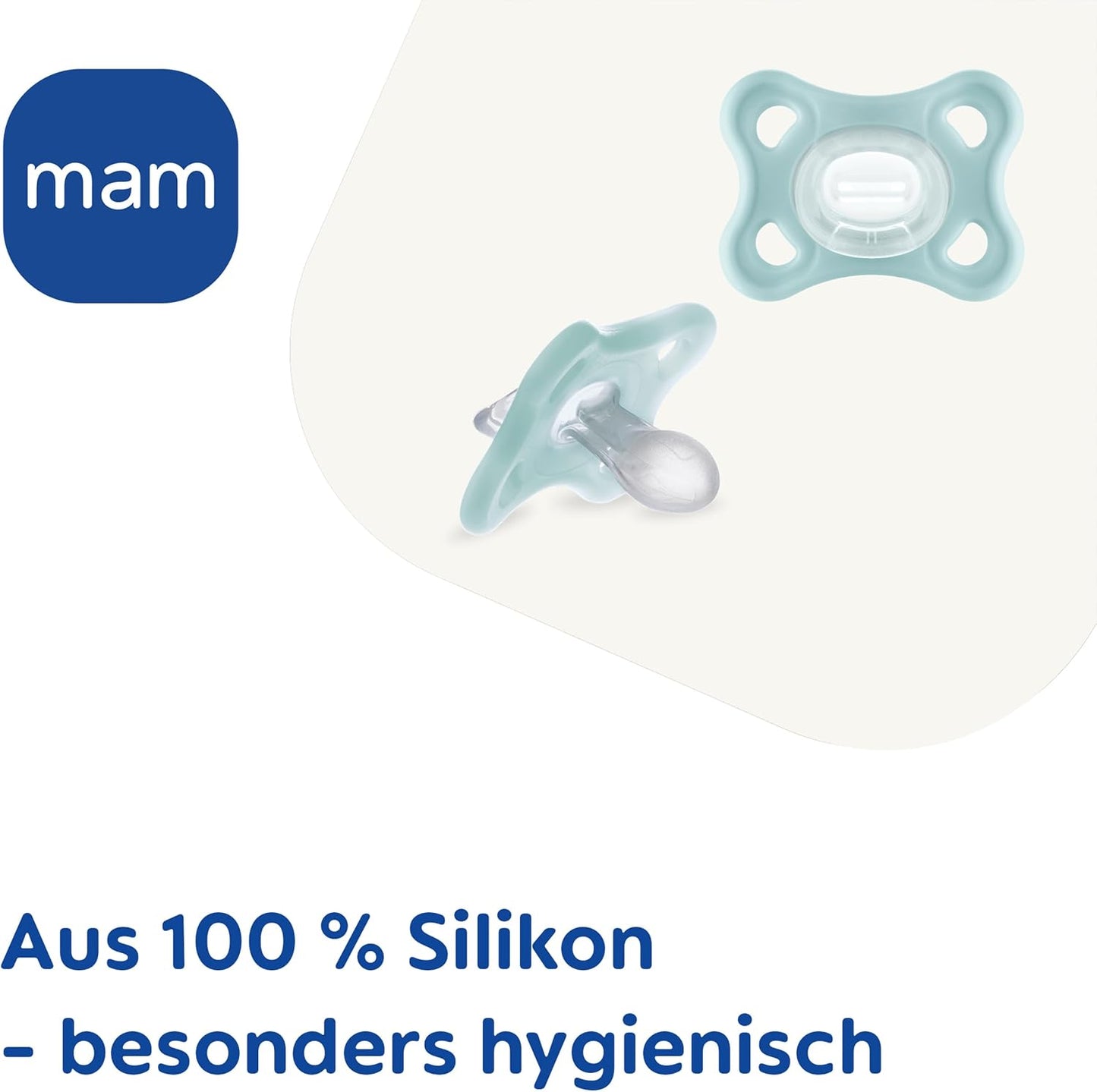 Suzete din silicon MAM Comfort, 0–3 luni, roz, 2 buc.
