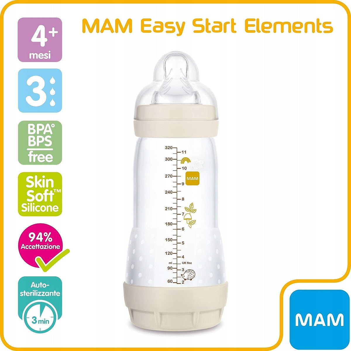 MAM Easy Start antikoliková fľaša 320ML