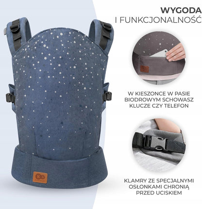 KINDERKRAFT NINO CONFETTI ergonomický nosič