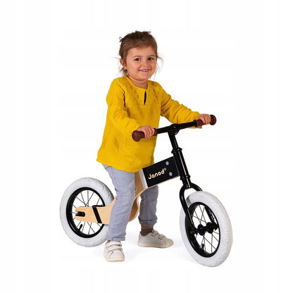 JANOD Bikloon Deluxe drevené odrážadlo 12" sedlo 40-46 cm