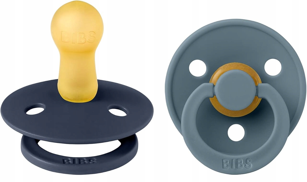 BIBS COLOUR pacifiers 2-pack natural rubber 6+ months