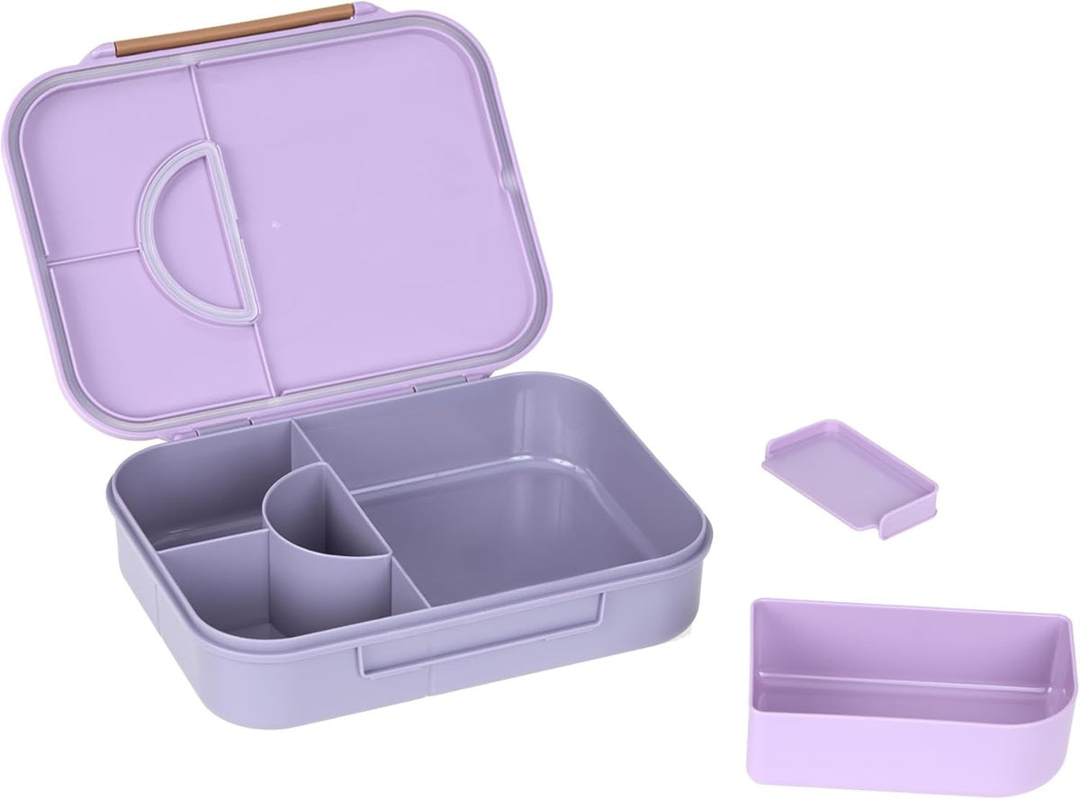 LASSIG Bento desiatový box s vyberateľnými priehradkami 17x21 cm MALÉ SRDCE