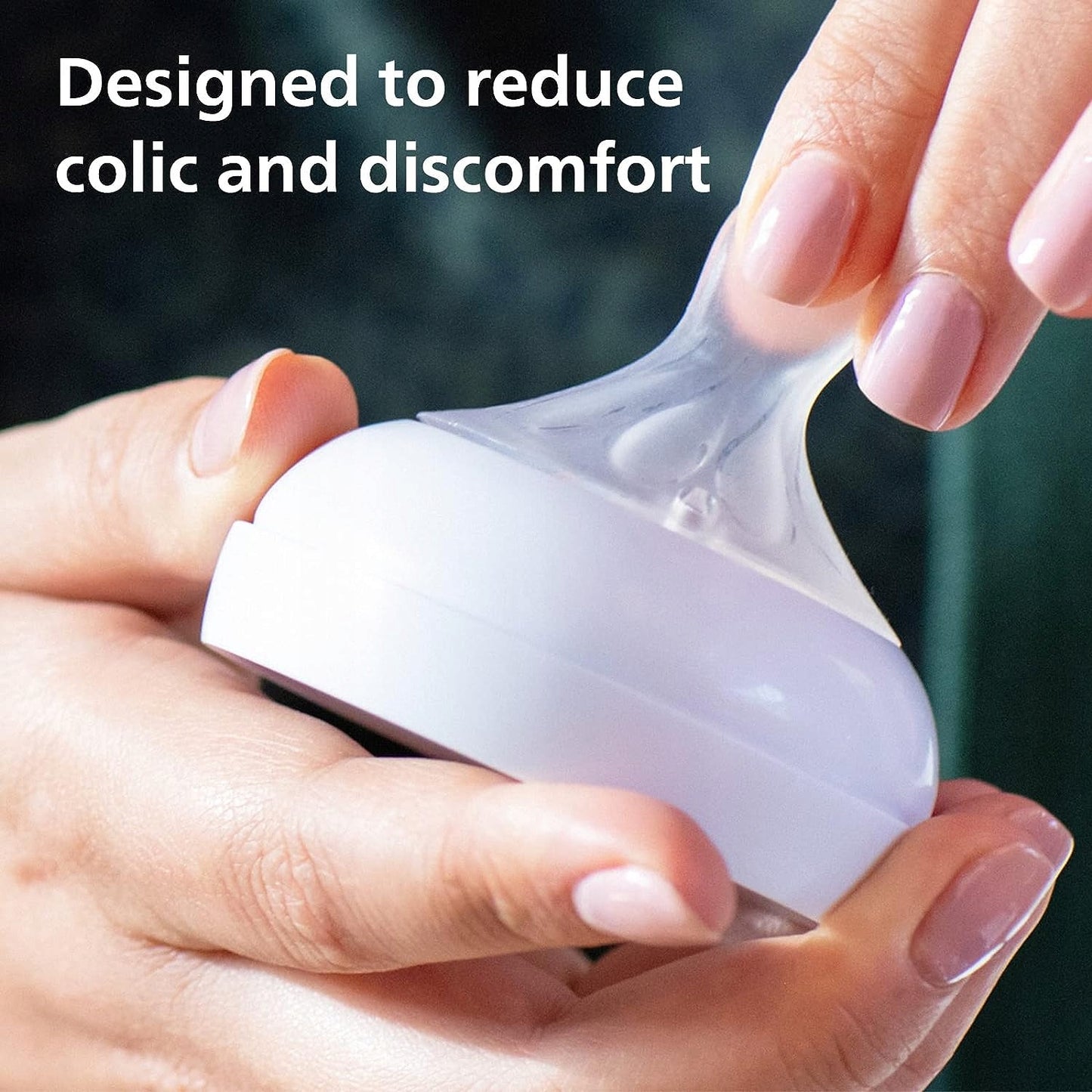 PHILIPS AVENT Natural RESPONSE smoczki do butelek 0msc x2