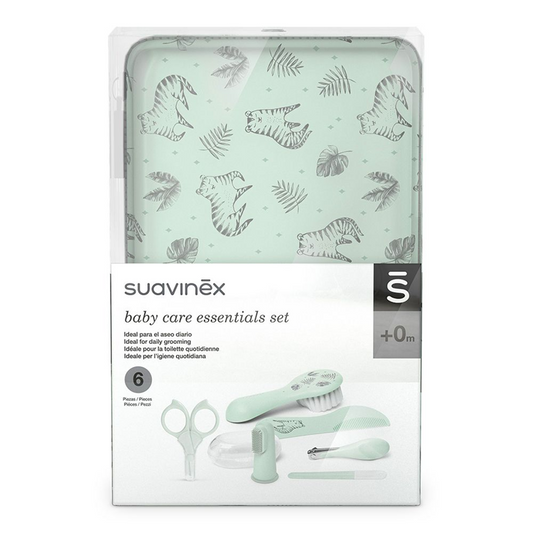 SUAVINEX σετ περιποίησης μωρού 6 τεμαχίων + θήκη ΤΙΓΡΗΣ