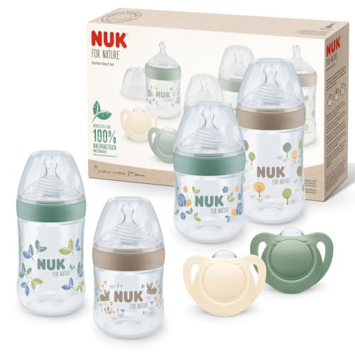 NUK for Nature Perfect Start súprava fliaš a cumlíkov 0–6 mesiacov – obrázok 1