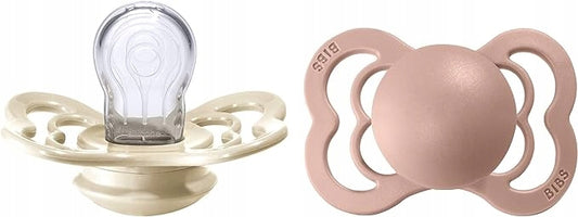 BIBS SUPREME silikónové cumlíky na upokojenie 0-6 mes. SYMETRICKÉ