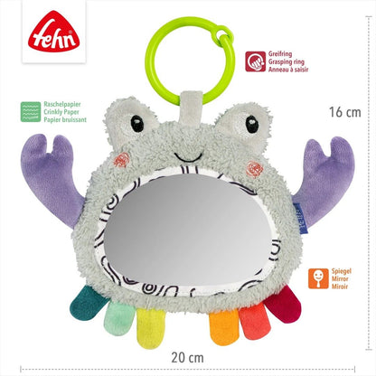 Fehn závesné zrkadielko na aktivizáciu 0+ 20cm krab