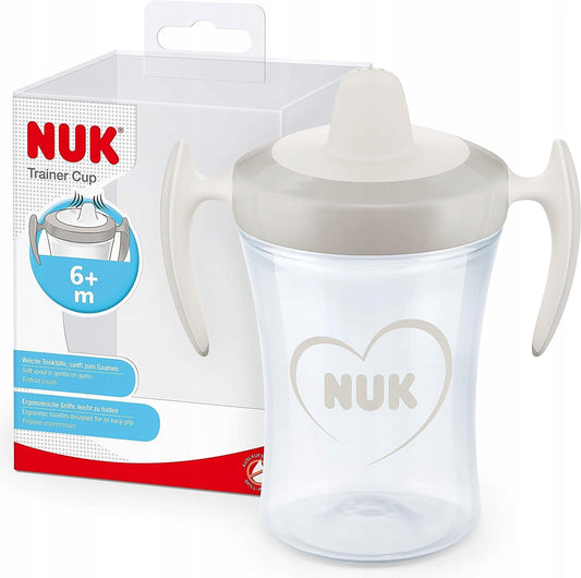 NUK Trainer Cup NEKVAPKACÍ HRNČEK srdce 6 m+ 230 ml