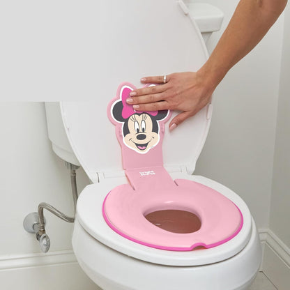 BRIGHT STARTS Flip & Sit Toilettensitzauflage ab 18 Monaten, 23 kg, DISNEY MINNIE