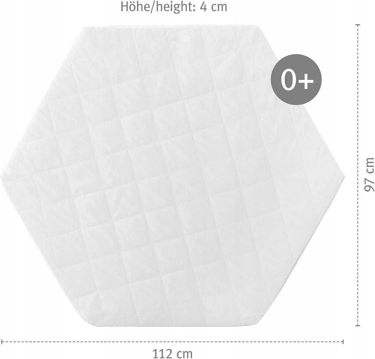 ROBA matrac do šesťhrannej ohrádky 112 x 97 x 4