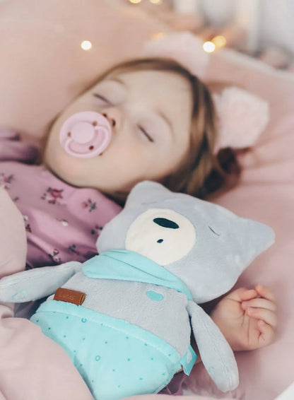 MyHummy šumivá plyšová hračka so snímačom plaču MEDVEDÍK SIMON 24 cm