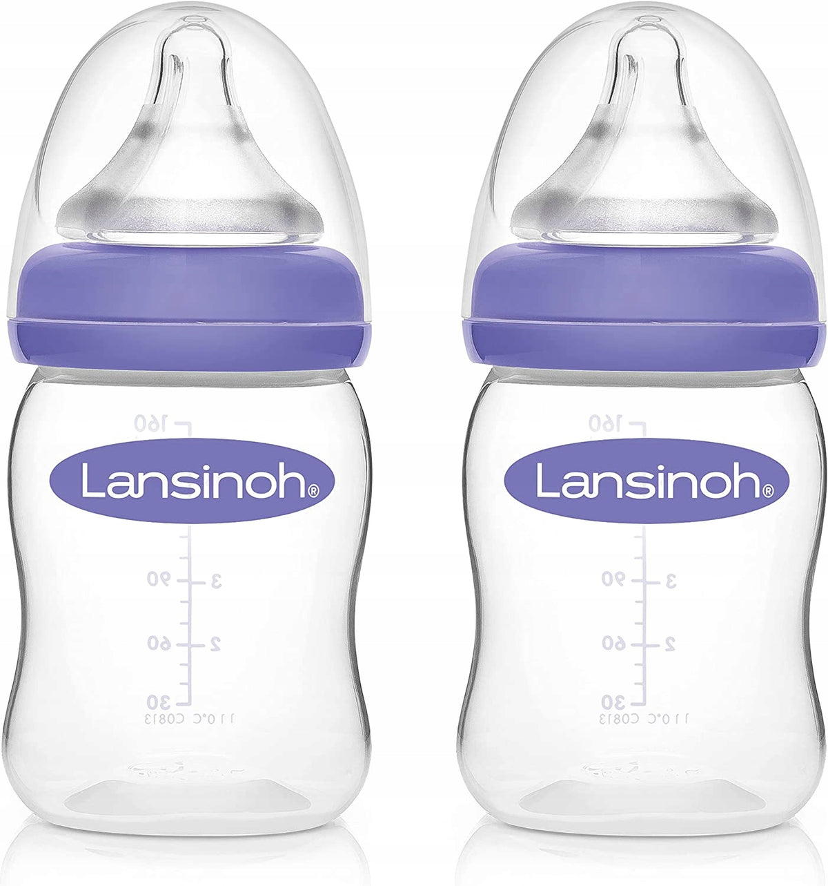 LANSINOH fľaše 160 ml x2 cumlíky S