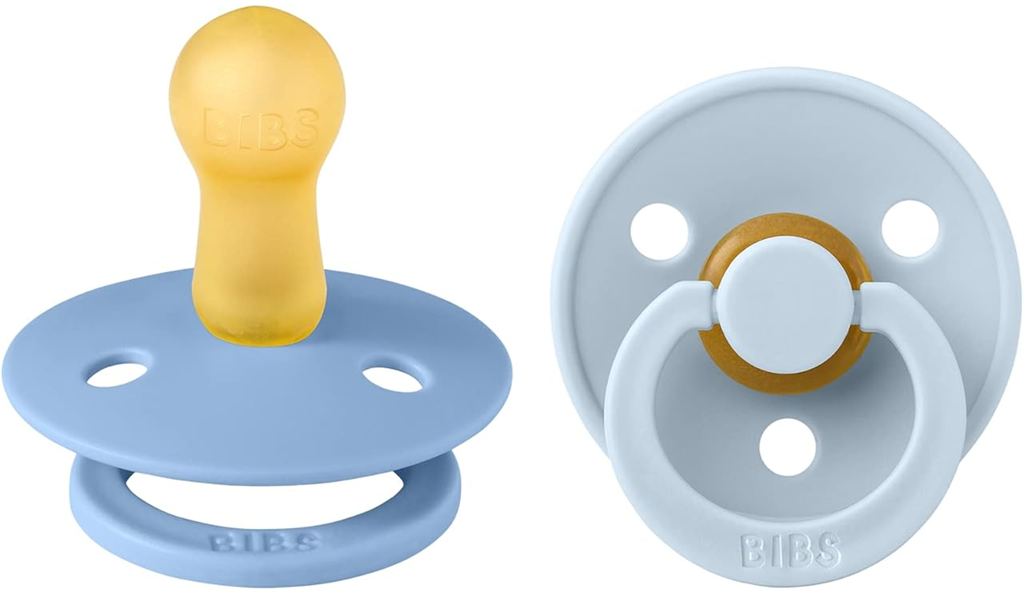 BIBS COLOUR upokojujúce cumlíky 2-pack kaučukové 6 mes.+