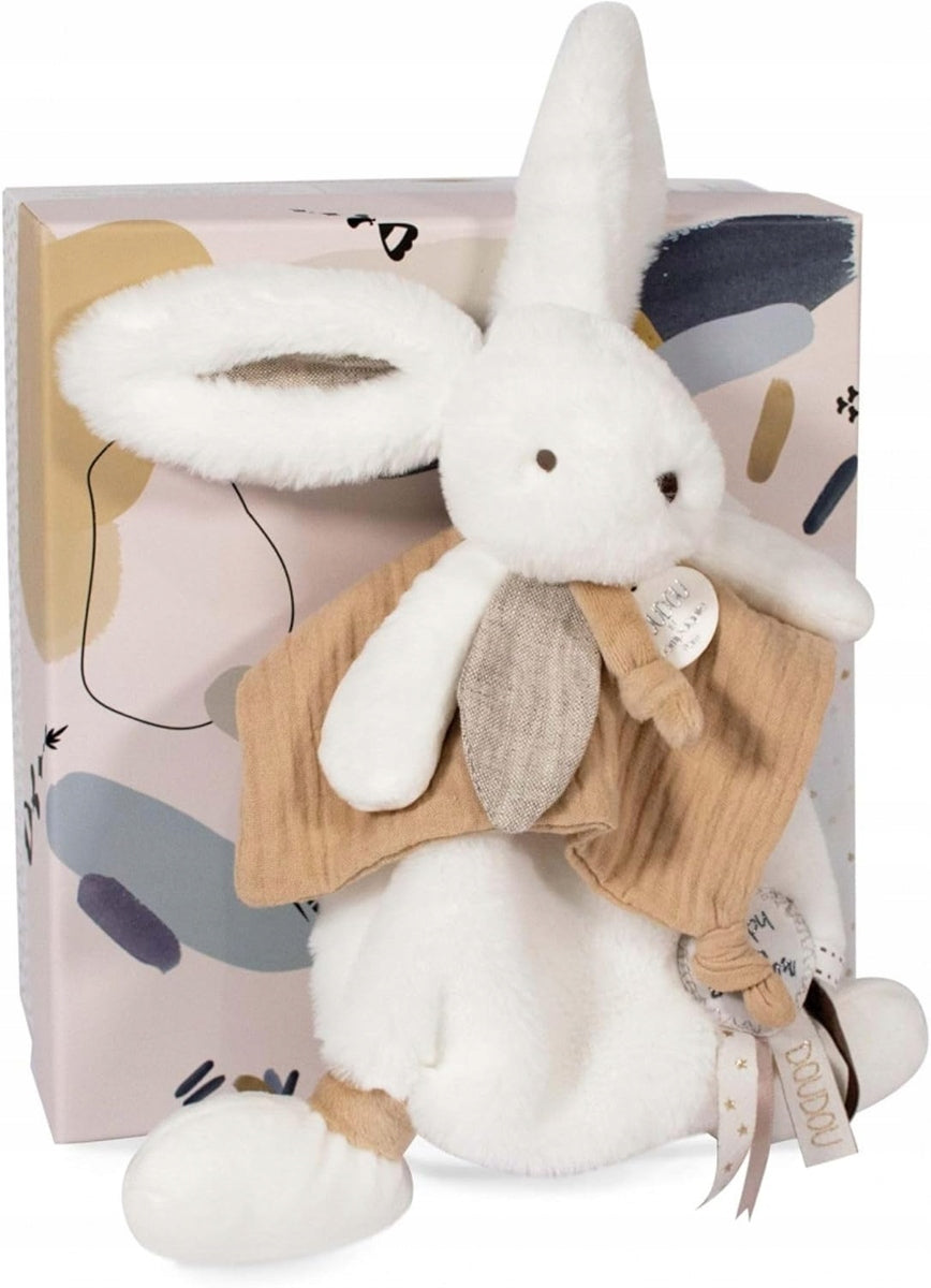 DOUDOU et Compagnie maznáčik na túlenie ZAJAC s brmbolcom 25 cm