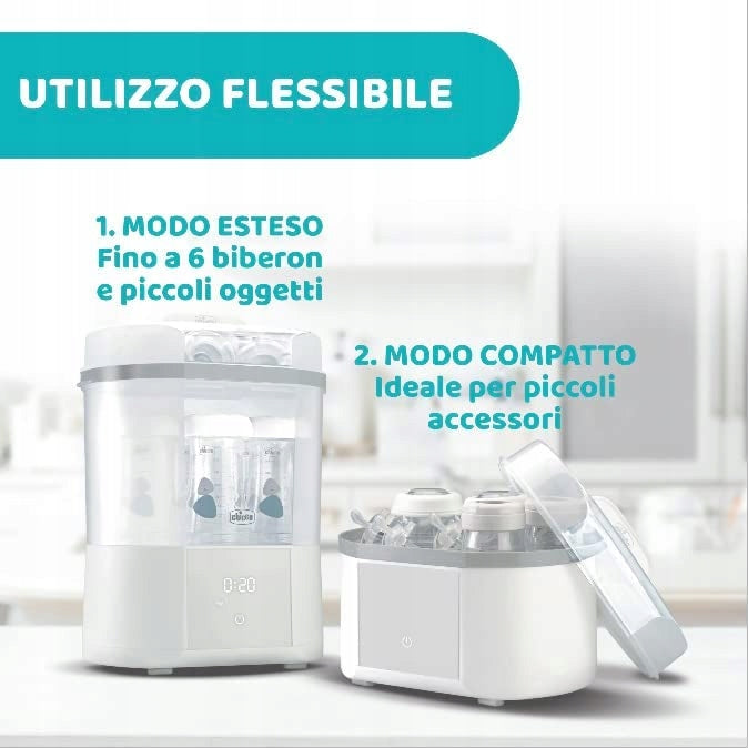 CHICCO parný sterilizátor so sušičkou All in One