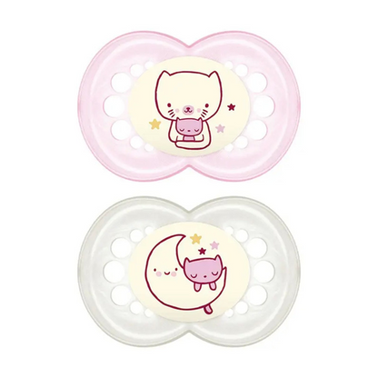 MAM ORIGINAL NIGHT orthodontic pacifiers