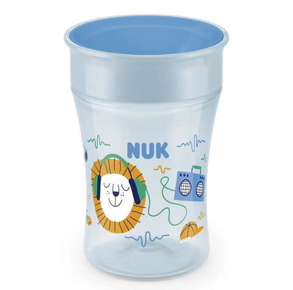NUK Magic Cup netečúci pohár s náustkom 360° 230 ml 8 m+