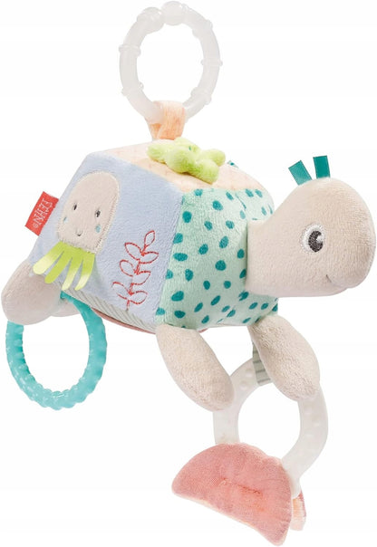 FEHN zawieszka z grzechotką ŻÓŁW 18X17 cm