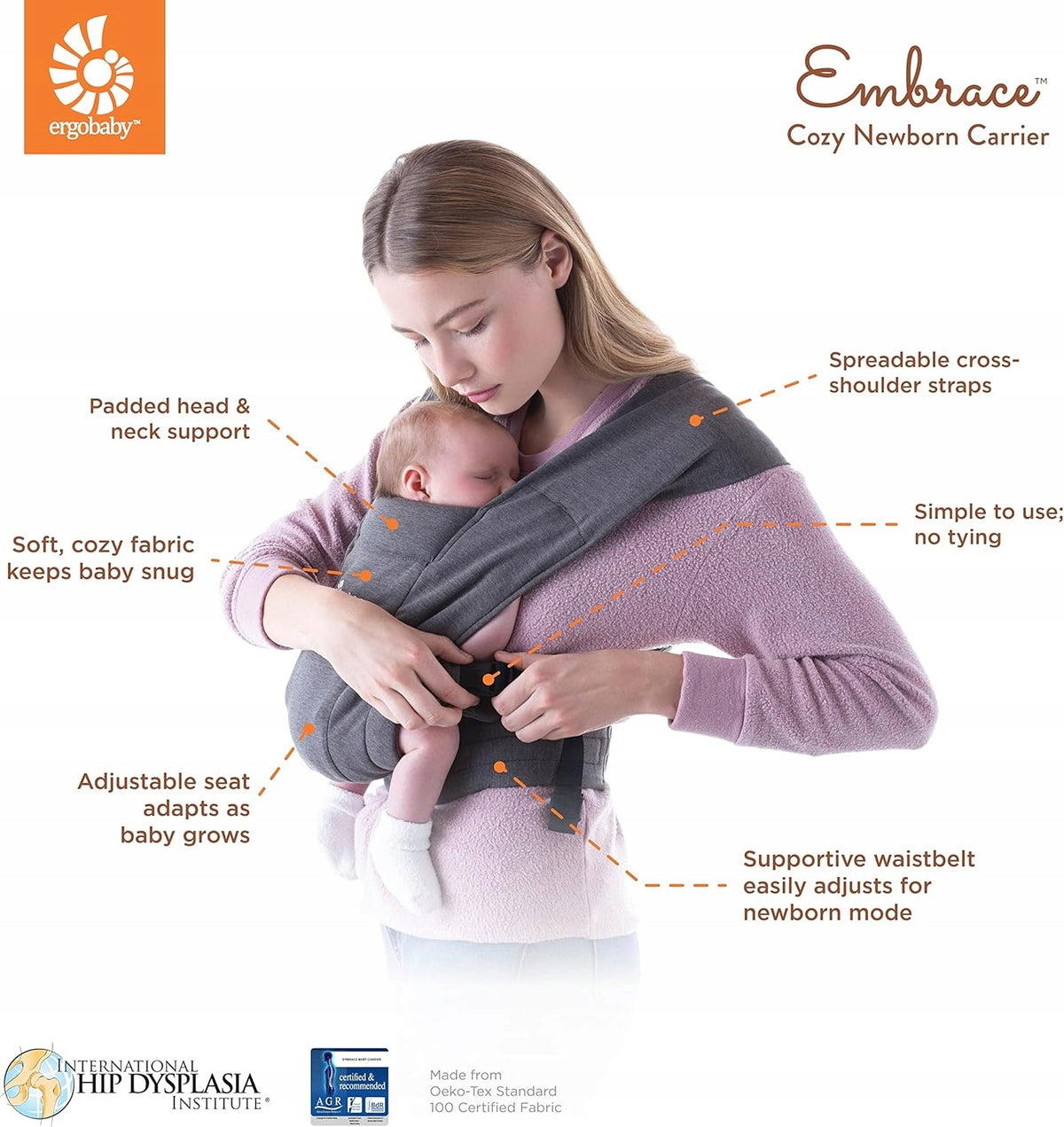 ERGOBABY EMBRACE nosič pre novorodencov