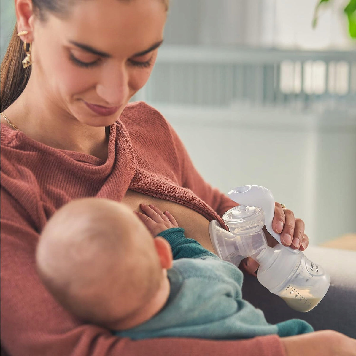 PHILIPS AVENT Natural SCF430/60 ručný odsávač mlieka + príslušenstvo