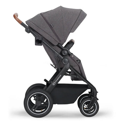 KINDERKRAFT B-TOUR 3w1 wózek wielofunkcyjny do 22kg + fotelik MINK PRO – DARK GREY – zdjęcie 9
