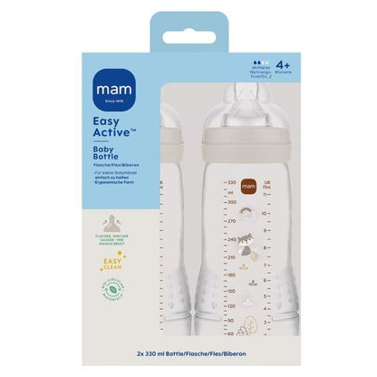 MAM Easy Active Lis – opakowanie zestawu dwóch butelek 330 ml