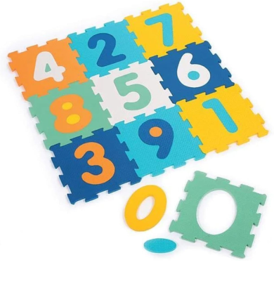LUDI skladacia puzzle podložka 2v1 čísla 90x90