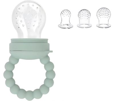 STONNY hryzátko podávač na ovocie pre deti + 3 náustky 3-24 m