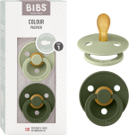 BIBS COLOUR upokojujúce cumlíky 2ks kaučuk 0-6 mesiacov SYMETRICKÉ