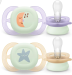 PHILIPS AVENT Ultra Start cumlíky x 2 0-2 mesiacov NIGHTTIME Svieti v tme