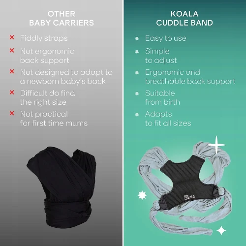 KOALA BABYCARE šatka na nosenie dieťaťa 2v1