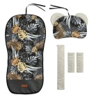 VLOŽKA DO KOČÍKA DELUXE VELVET ZLATÉ LISTY