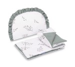 MUŠELÍNOVÁ SÚPRAVA DO KOČÍKA VETVIČKA ZELENÁ