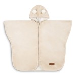 AUTOMOBILOVÉ PONČO PLUSZOVÉ BÉŽOVÉ